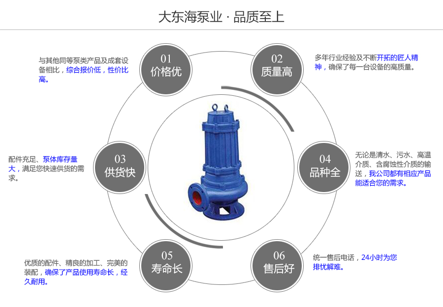 大東海泵業污水提升泵質量保證圖